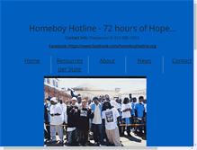 Tablet Screenshot of homeboyhotline.org